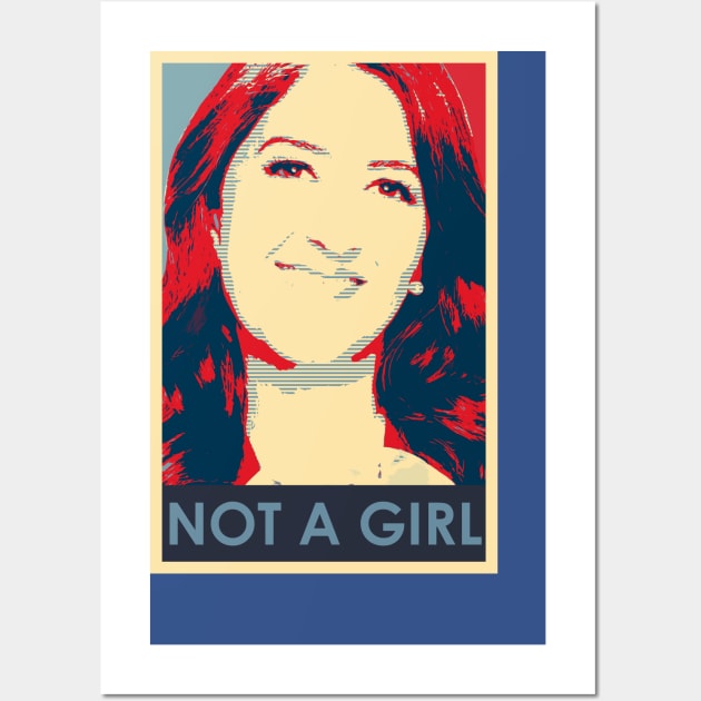 Not a Girl Wall Art by nickbeta